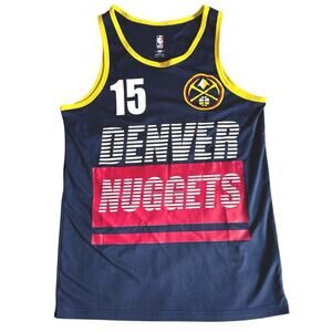 Denver Nuggets NIKOLA JOKIC Basketball Jersey #15 Mens S Navy NBA *EUC